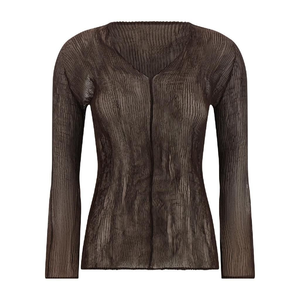[해외] ISSEY MIYAKE 쉬폰 트위스트 탑 IM66FJ41345