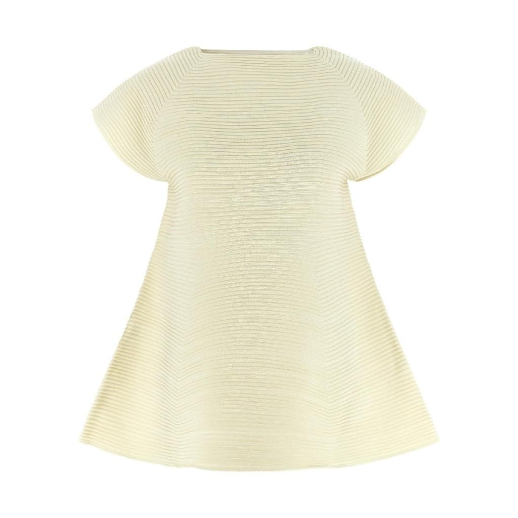 [해외] ISSEY MIYAKE 리브드 니트 원피스 IM66KT76902