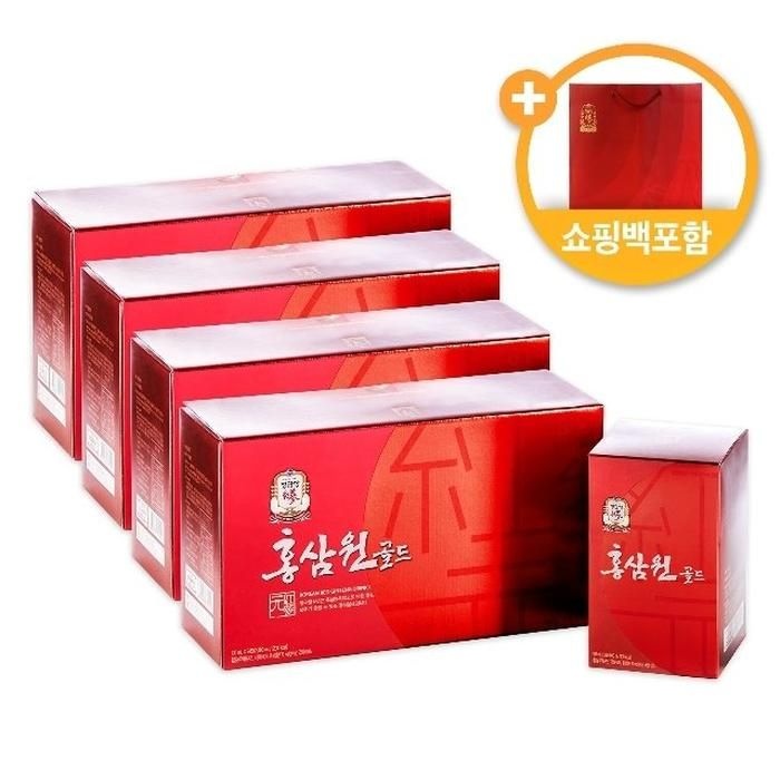[정관장] 홍삼원골드 100mlx24포x4박스