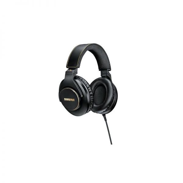 [해외] Shure 슈어 SRH840A 전문가용 오버이어 유선 스튜디오 헤드폰 맞춤형 주파수 응답 디테일한 사운드 조절 접이식 디자