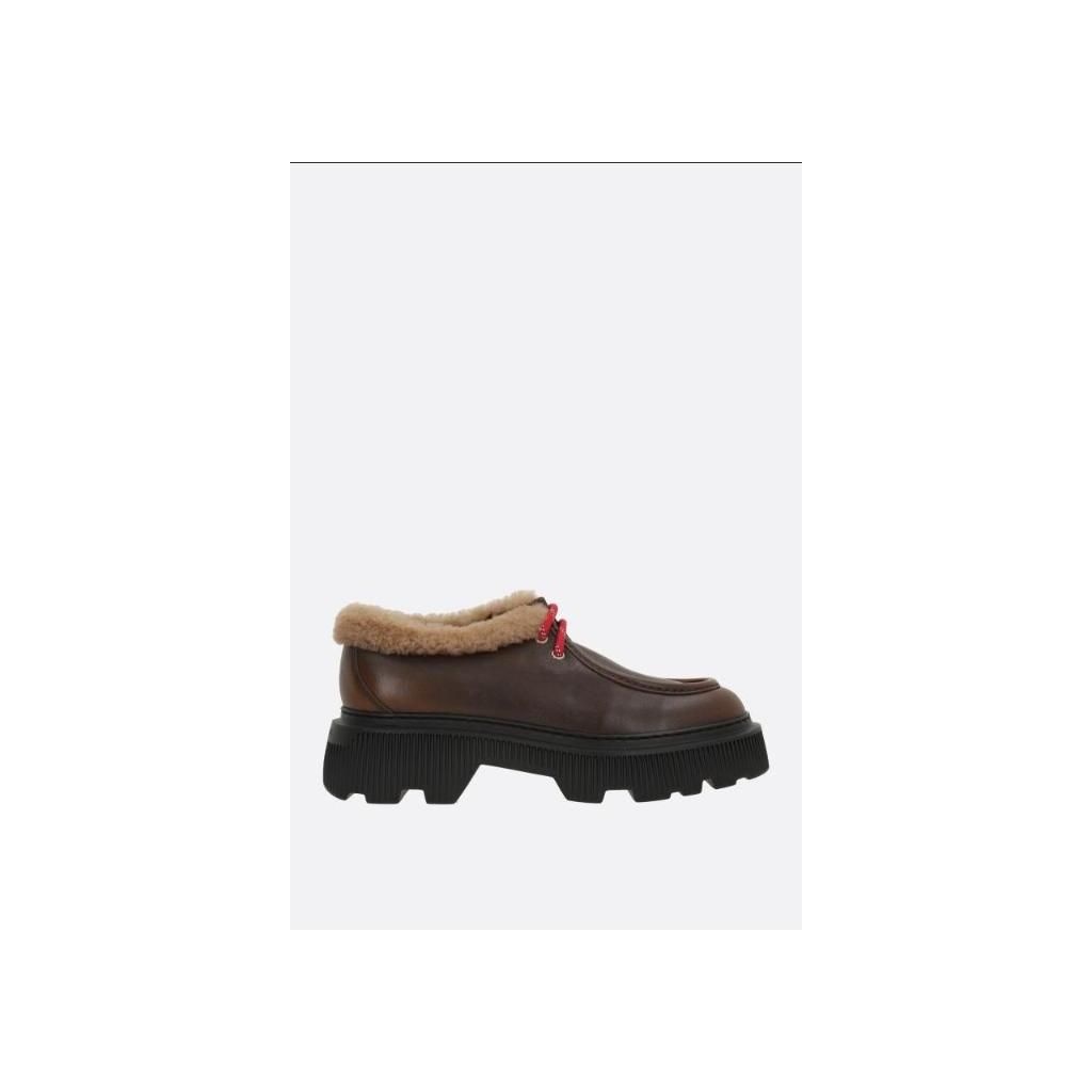 [해외] 산토니 SANTONI 캐시 스무스 레더 슈즈 WUCW71765NERTYOEC50