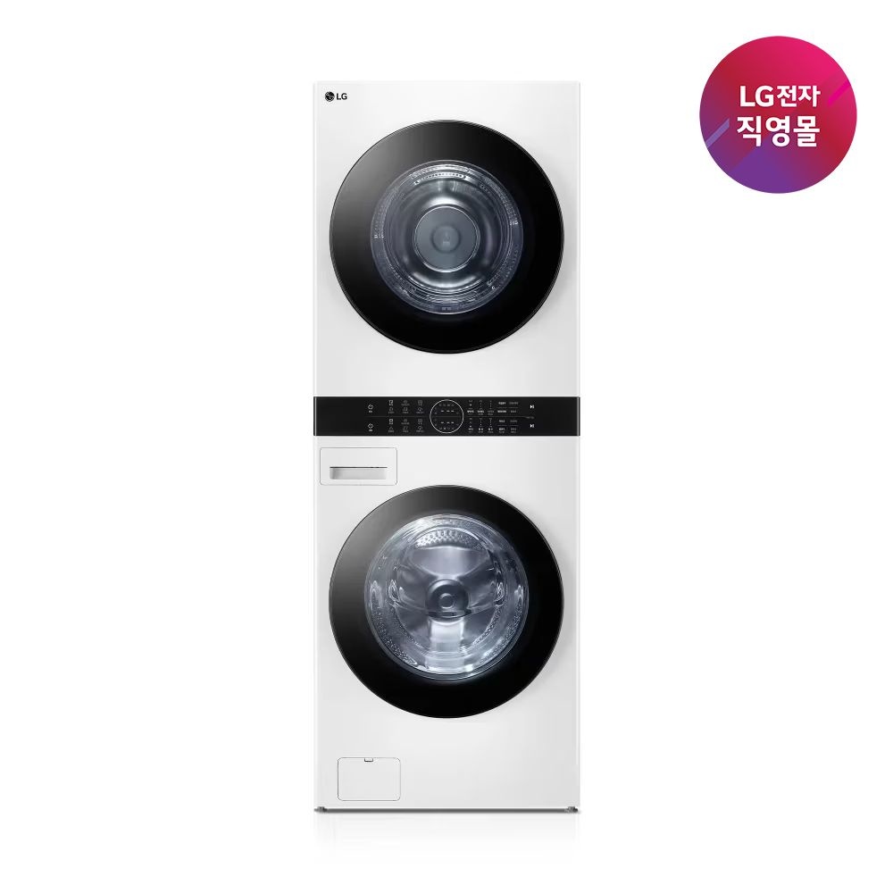 [LG전자직영]LG트롬오브제컬렉션워시타워W2420WHNR(세탁24kg건조20kg) (없음)