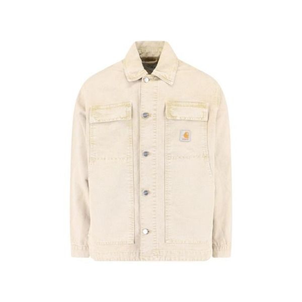칼하트 칼하트 [칼하트] 25FW  WIP 아크틱 디어본 캔버스 12온즈 자켓 I03581707E5F DUSTY H BROWN CHALK WASH DO