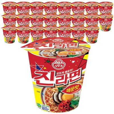 오뚜기 진라면 매운맛 컵 65g x 24개