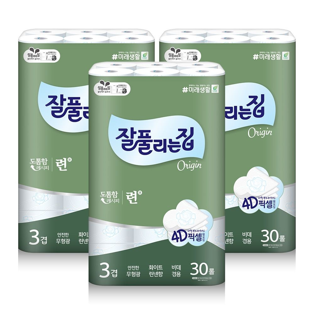 [잘풀리는집] 련 30m*30롤 X 3개