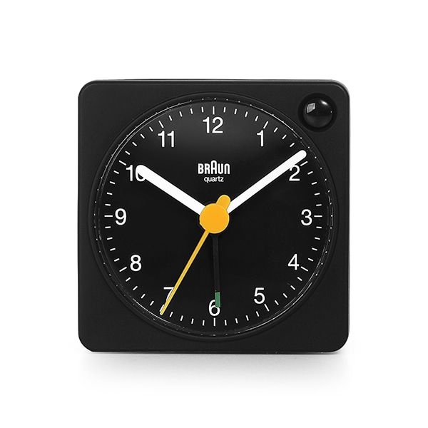 BRAUN BC02XB 클래식 트래블 크레센도 알람 저소음 공용 탁상시계