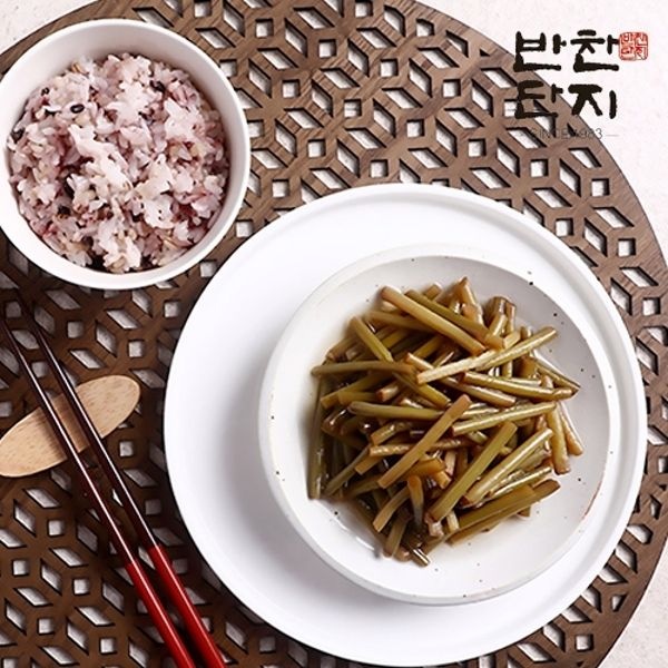 반찬단지 간장마늘쫑 1kg 밑반찬종류 저녁메뉴 반찬가게