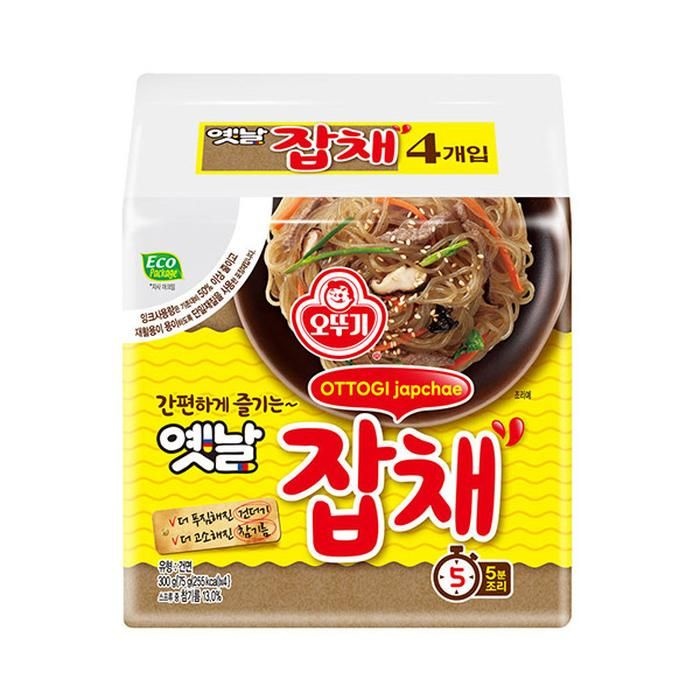 봉지라면 오뚜기 옛날잡채 75g 16개
