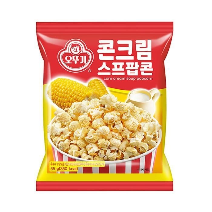 [오늘출발] 스낵 오뚜기 콘크림스프 팝콘 55g 6개