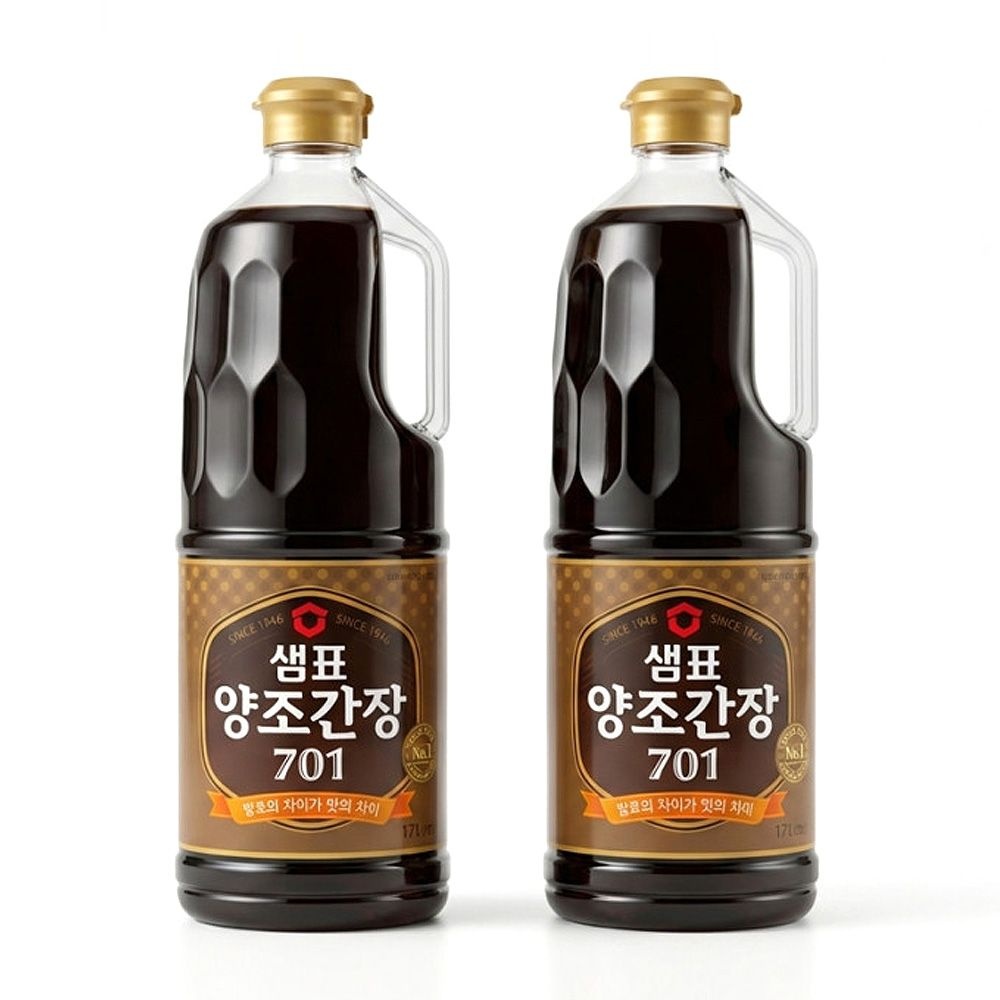 빠른배송 샘표 양조간장 701 1.7L x 2개 대용량 간장 코스트코