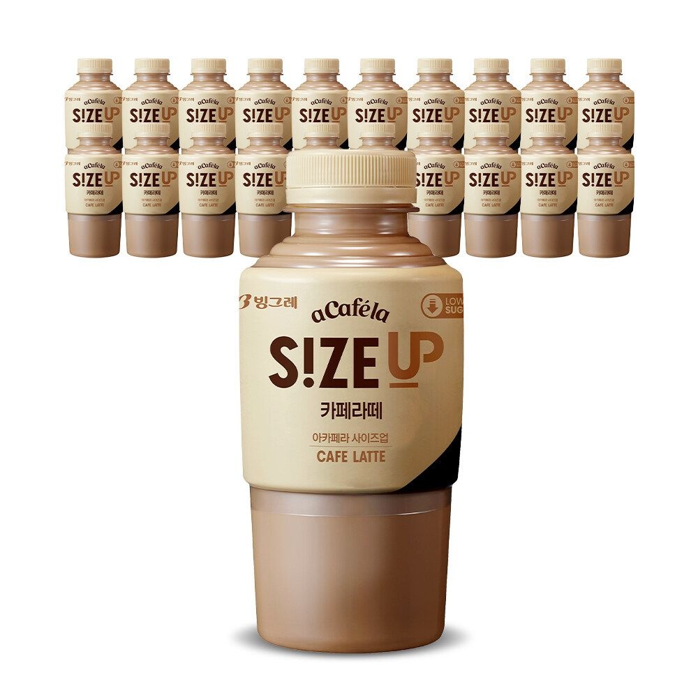 빙그레 아카페라 사이즈업 350ml 카페라떼 20입