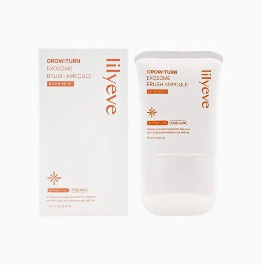릴리이브 그로우턴 엑소좀 브러쉬 앰플 130ml+30ml 대용량 최정안 앰플