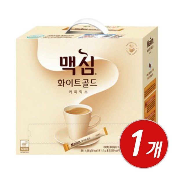 동서 맥심 화이트골드 믹스커피 스틱 회사 사무실 대용량 400개입
