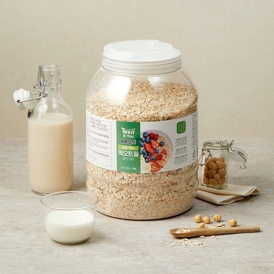 [웰리유] 하루오트 바로먹는 퀵오트밀 2kg (01. 1팩)