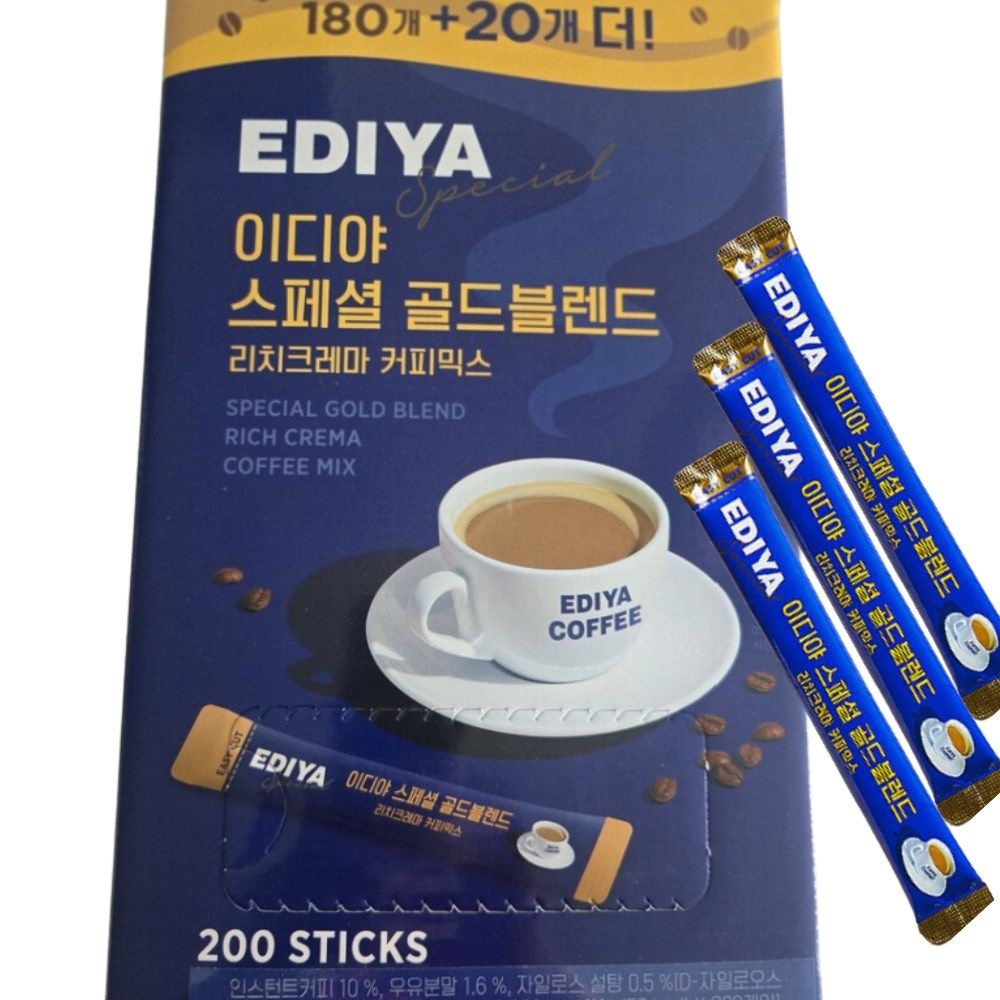 이디야커피 이디야 스페셜 골드블렌드 커피 믹스 200T