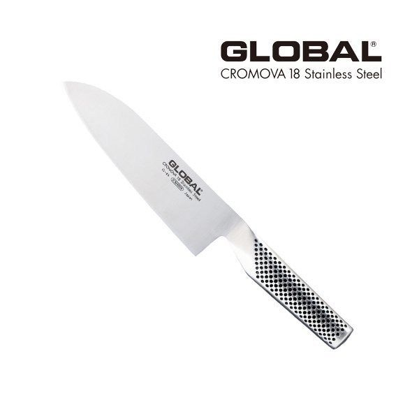 [정품] 글로벌나이프 G-46 산토쿠 나이프 만능 인생칼, 평생AS 18cm (정품)