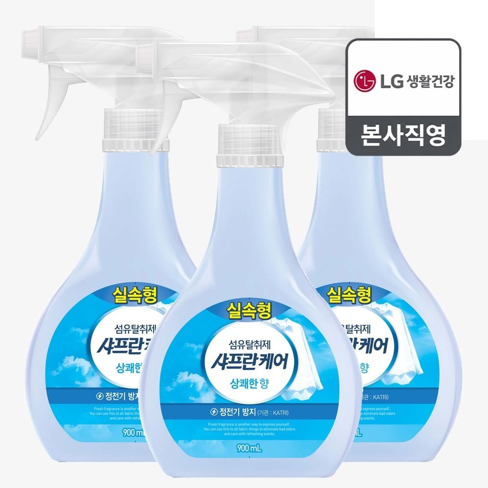 아우라 샤프란케어 상쾌한향 900ML X 3개
