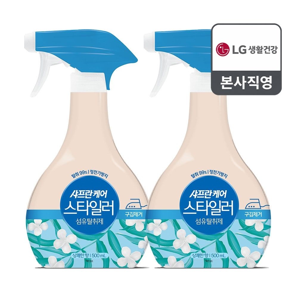 아우라 샤프란케어 스타일러 섬유탈취제 500mL 상쾌한향 x 2개