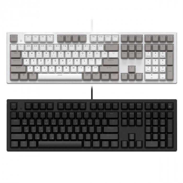 콕스 [콕스] COX 엠프리스 풀배열 RGB PBT 완전방수 무접점 게이밍 키보드 화이트 (45g)