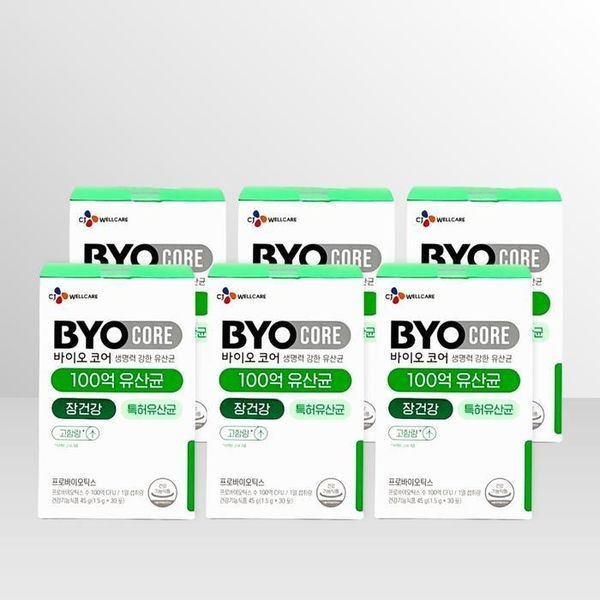 [하프클럽]바이오코어 건강한 생 유산균 100억 1.5g x 30포 6개 / iuy