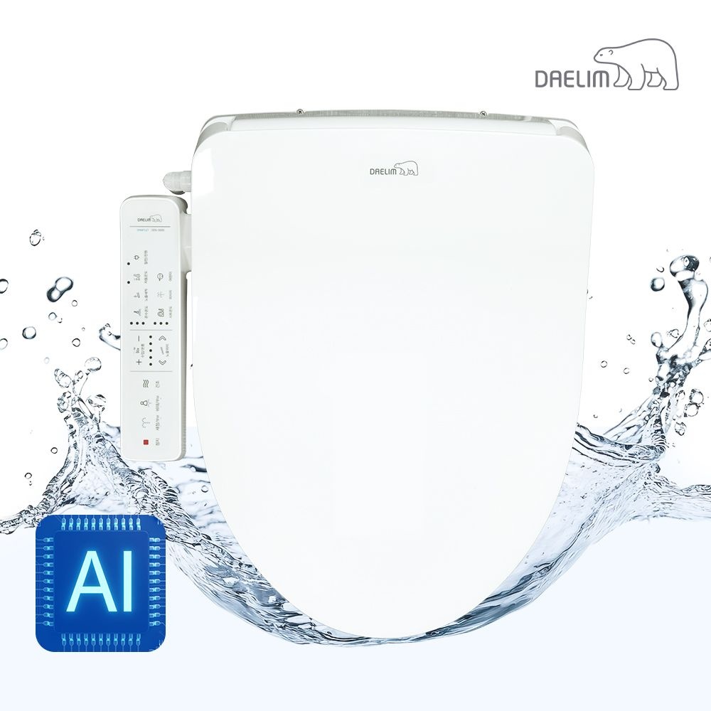 대림바스 AI스마트 컨트롤 LED 무드라이트 방수비데 DDS-S550