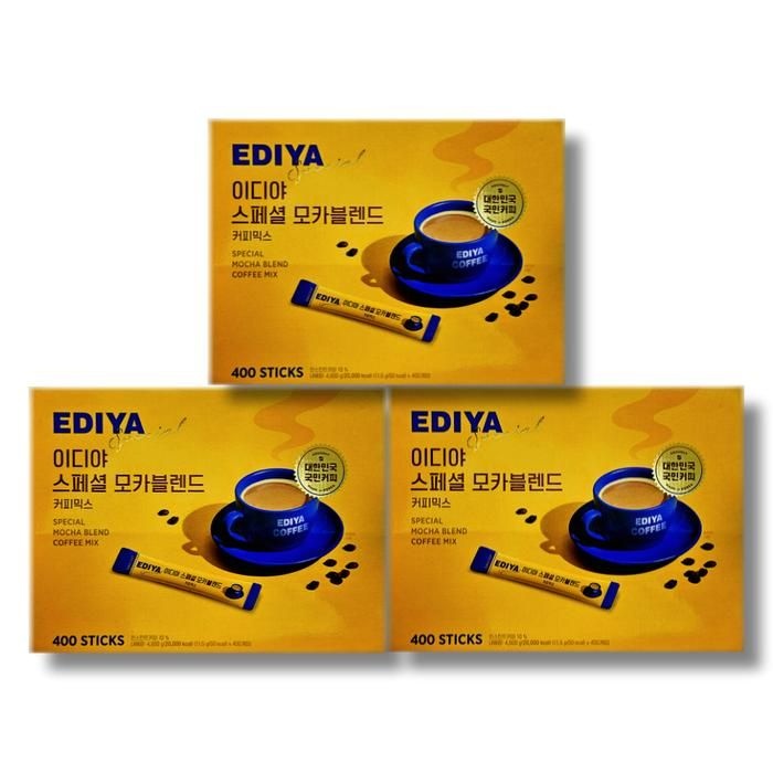 이디야스페셜 모카 블렌드 커피믹스 400T 3박스