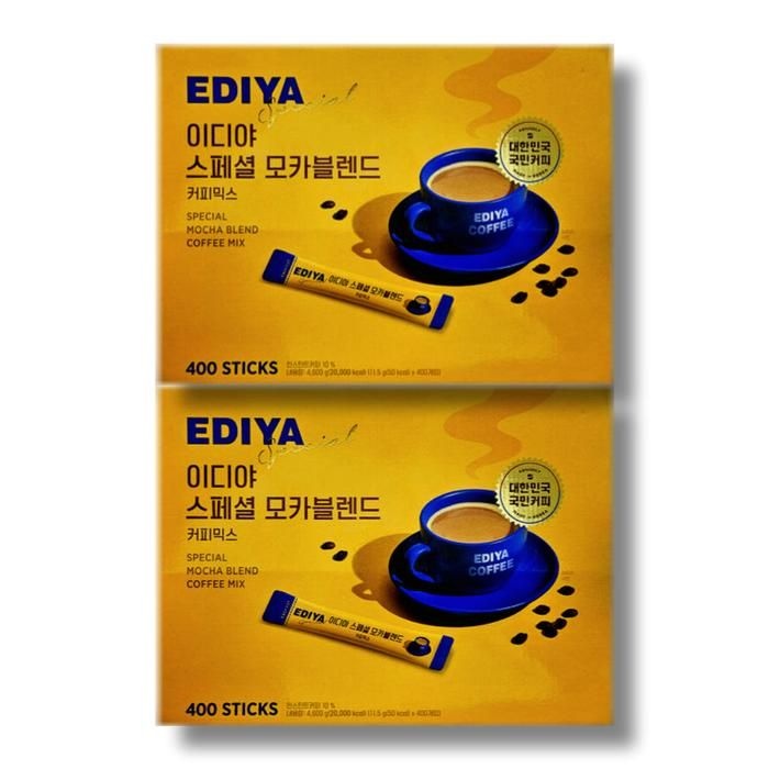이디야스페셜 모카 블렌드 커피믹스 400T 2박스
