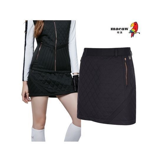 마코 [매장정품] 마코 (여성)퀼팅 큐롯 스커트_MMW3CU62