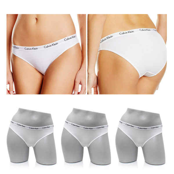 캘빈클라인 언더웨어 캘빈클라인 언더웨어 CK 여성 삼각팬티 QD3588 WHITE 3PACK 87C205 12K731