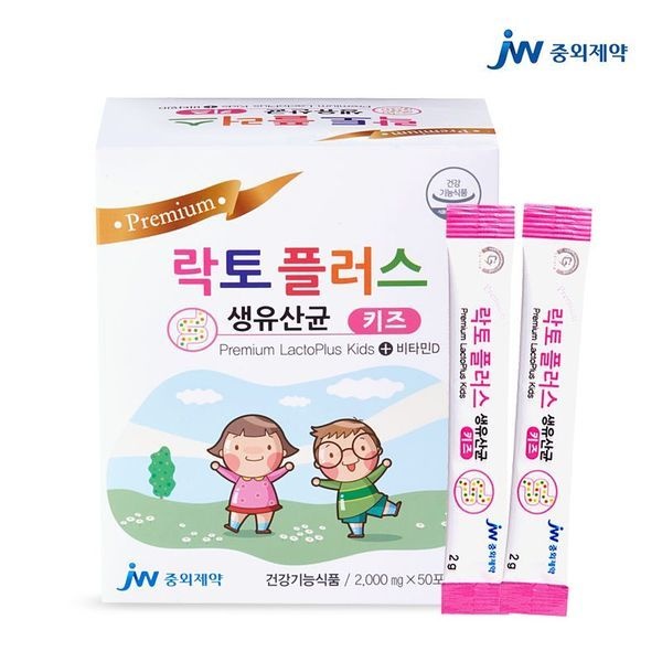 락토플러스 생 유산균 키즈 50포 1개 신바이오틱스[29877950] 멀티 고함량 영양제