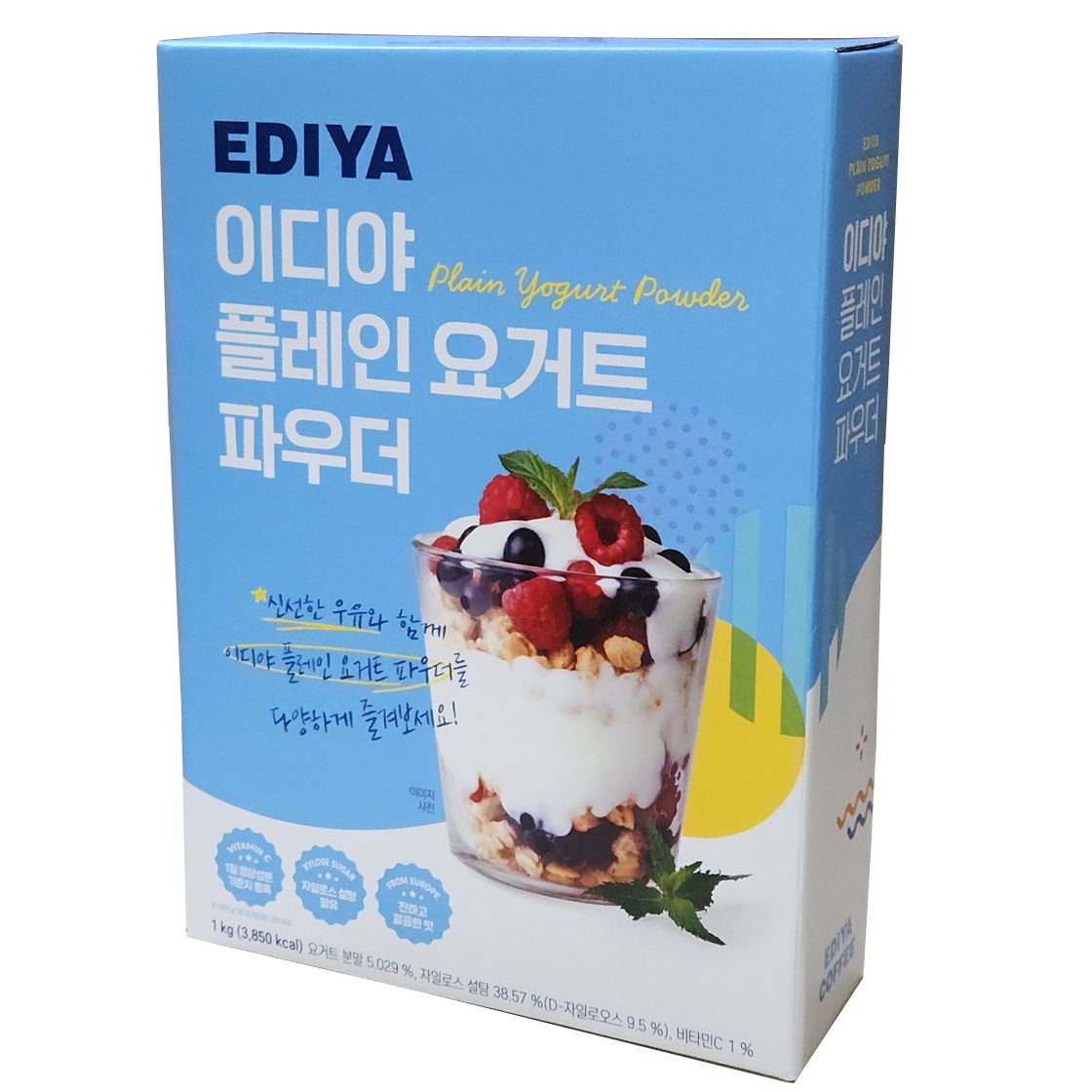 EDIYA 이디야 플레인 요거트 파우더 1Kg
