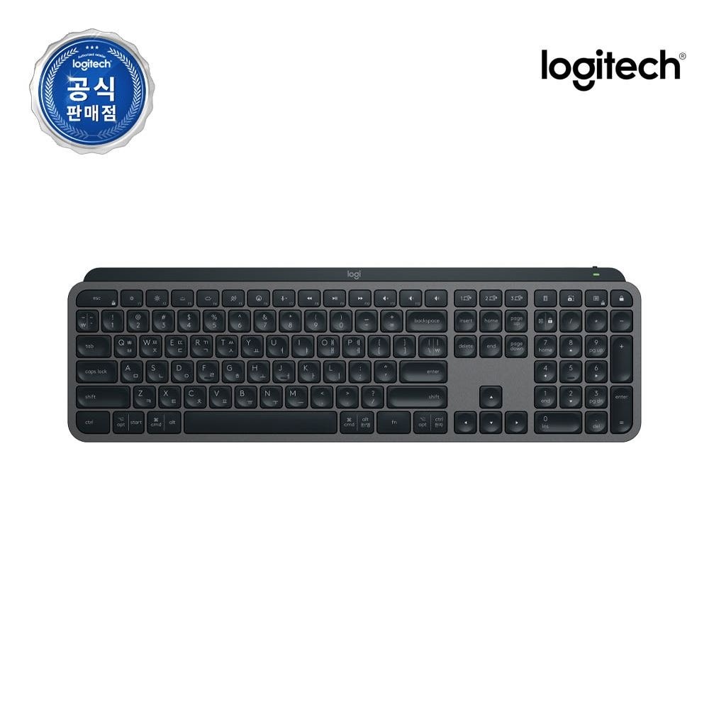 로지텍 로지텍코리아 MX Keys S 무선 키보드 그래파이트, 팬터그래프(Pantograph)