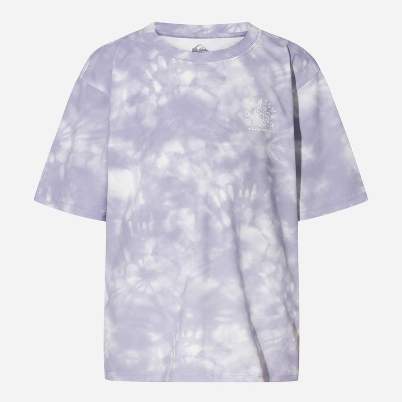 퀵실버 YOUTH TIE DYE 프린트 반팔 티셔츠 KG21BR522PUR PVB816 BVK514