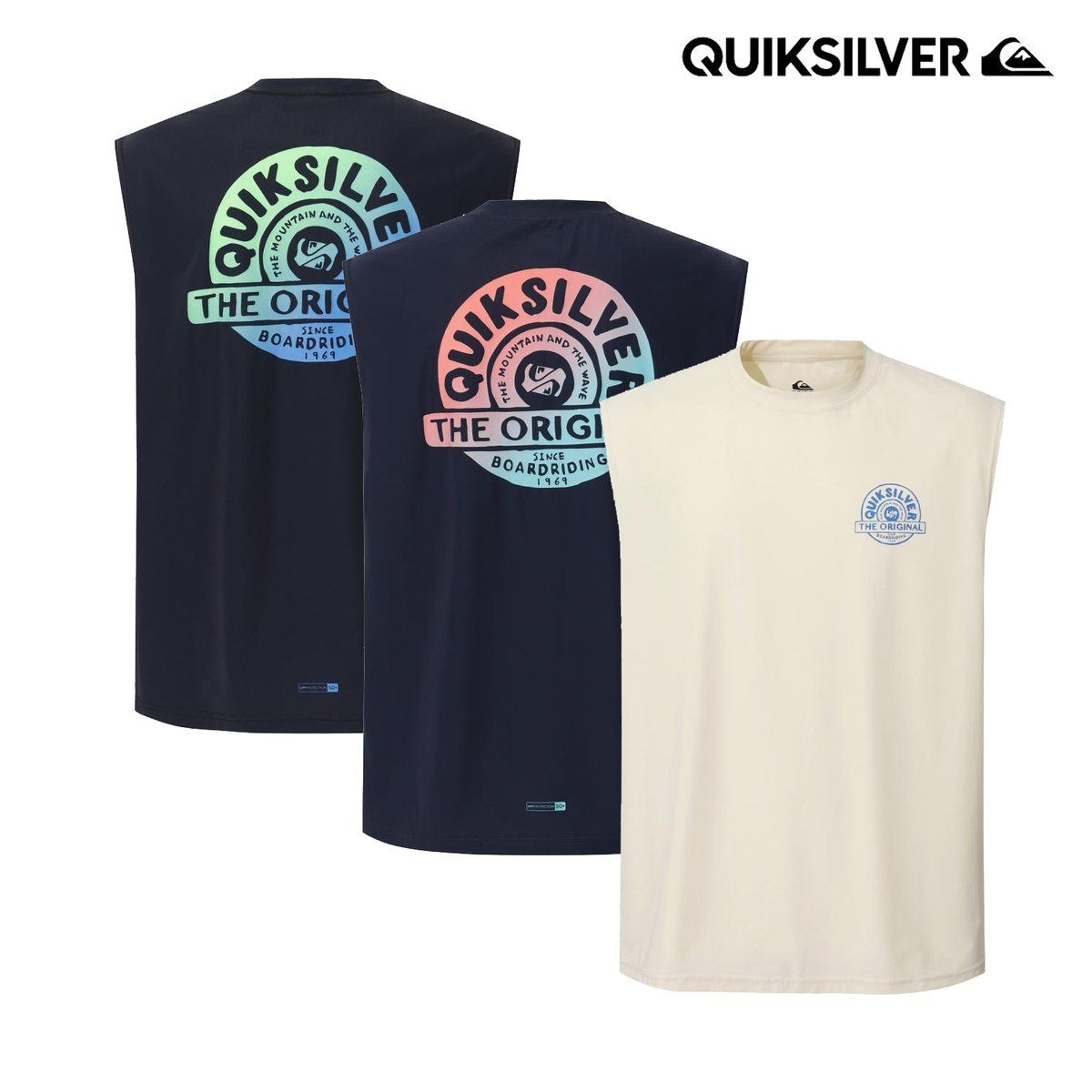 퀵실버 CIRCLE GLOBE MUSCLE 머슬 래쉬가드 QG21RE507 QKS247 PVB816