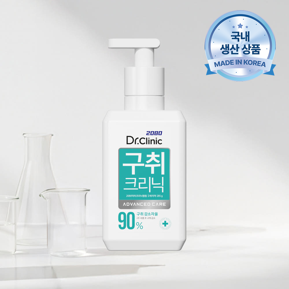 2080 닥터크리닉 펌핑 치약 285g 구취케어