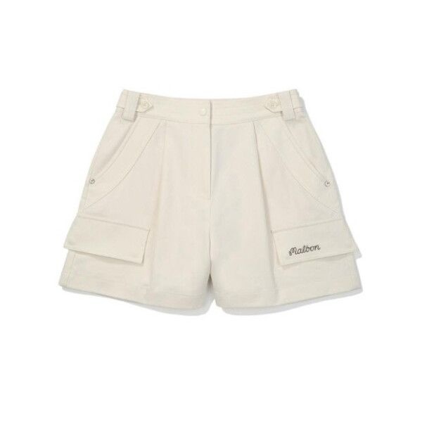 [말본골프] 바지 LQS M5222PHP36CRM 캐주얼 카고 팬츠 CREAM (WOMAN)