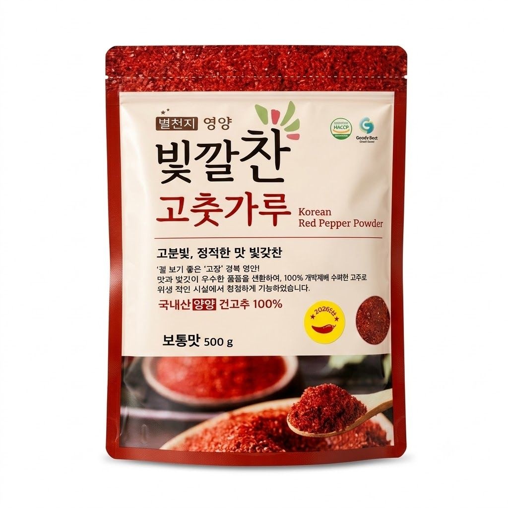 [오늘출발] 햇 26년산 빛깔찬 고춧가루 4kg (500gX8봉)