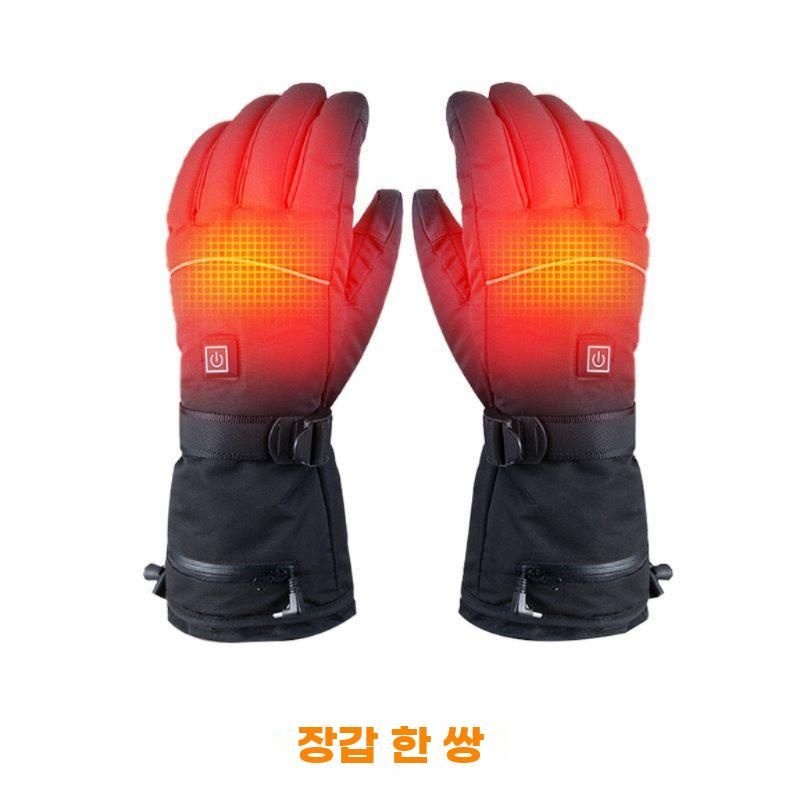 [해외] 열선장갑 USB 열선 발열 오토바이 건전지형 배달 등산