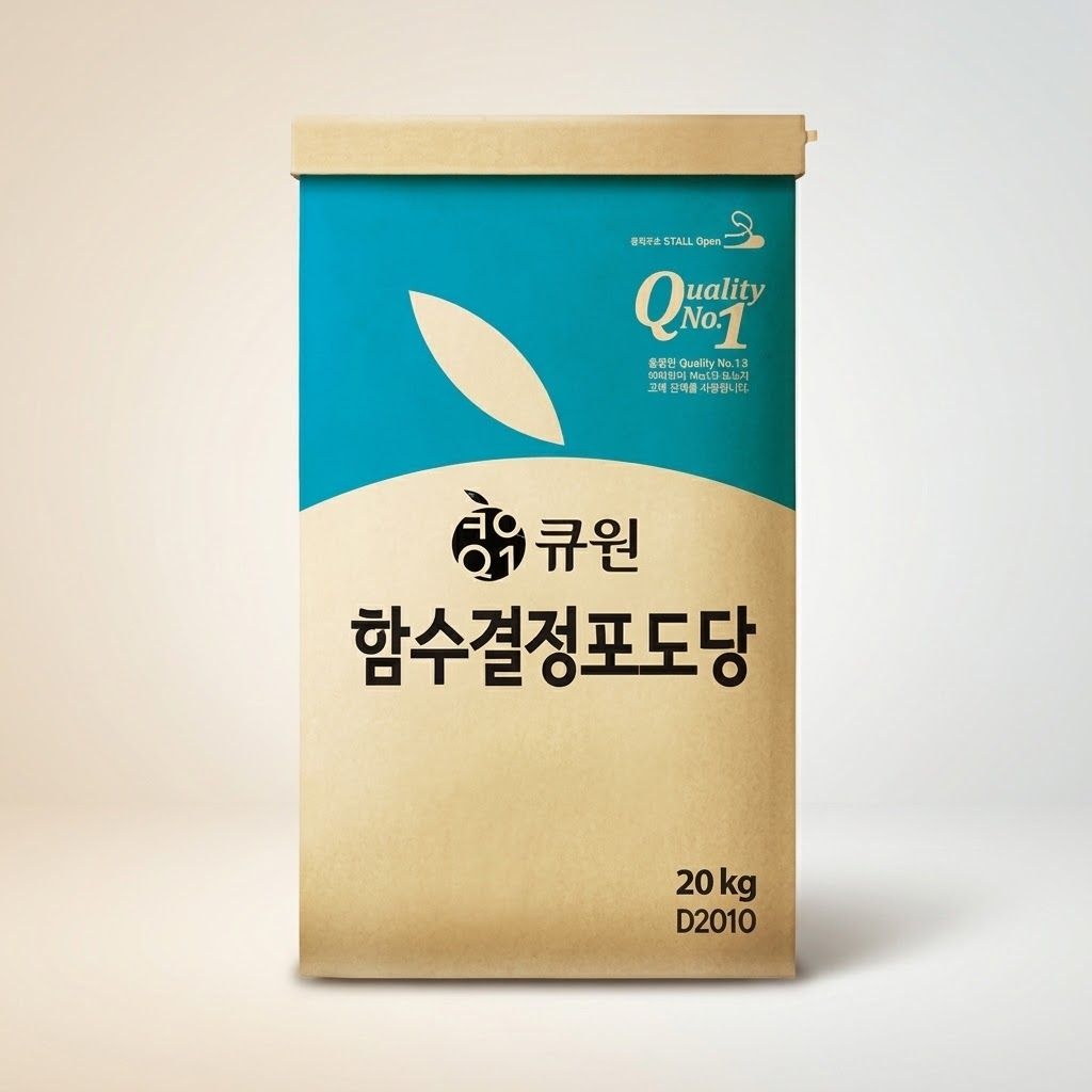 큐원 큐원 식용당 고순도 설탕대체 함수결정포도당 조리재료 20kg