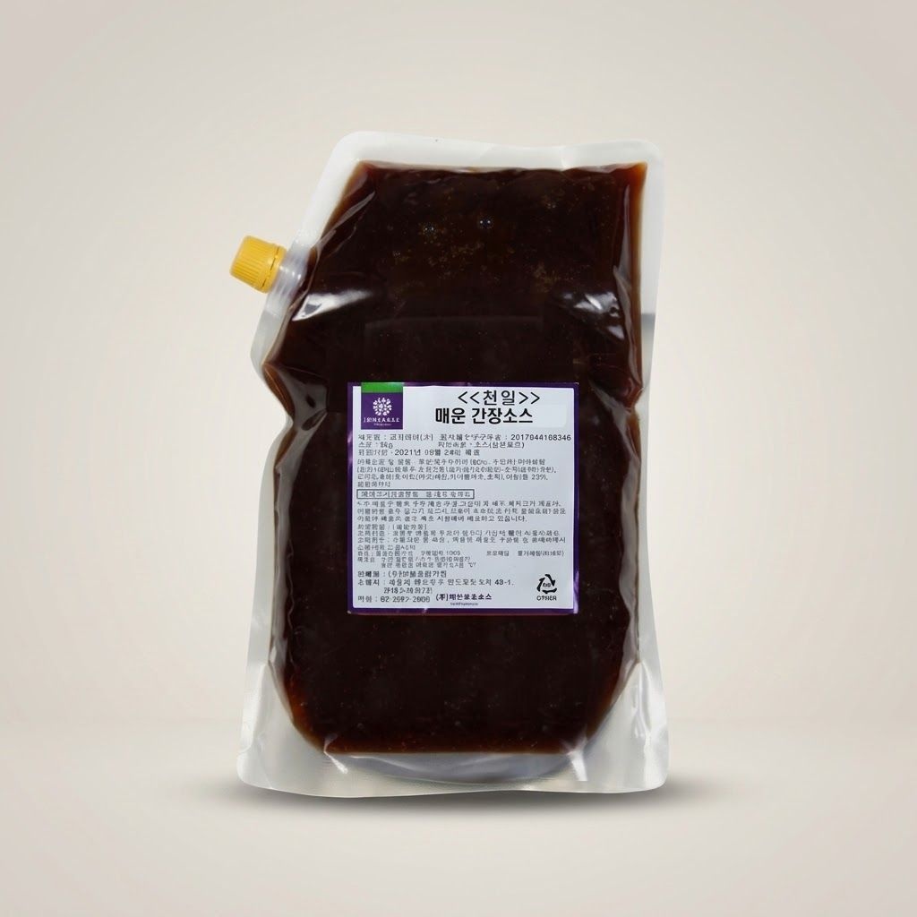 천일 천일식품 천일 매운간장 치킨소스 튀김양념 5kg 교촌레드타입