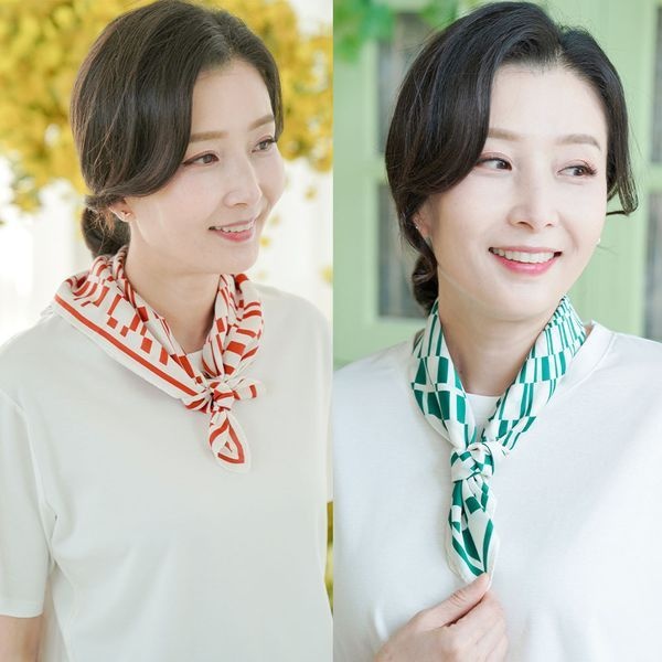 쉬즈마담 쉬즈마담 [하프클럽]A41902 도시적 패턴 쁘띠 스카프/엄마옷