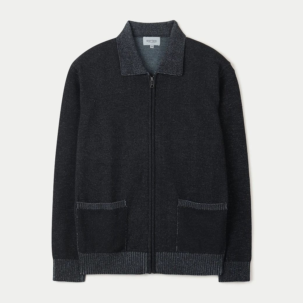 [정상가 : 339,000 원]간절기 이중우수 집업 가디건(SAWAW25003NYX)