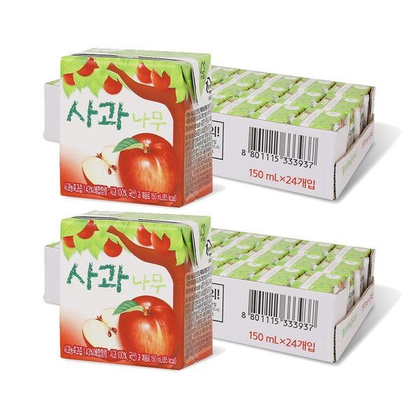 사과나무 150ml x 48입(24입+24입)