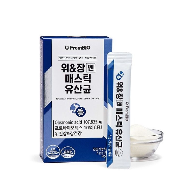 프롬바이오 위&장엔 매스틱 유산균 15포 6박스(3개월분)[36120050]