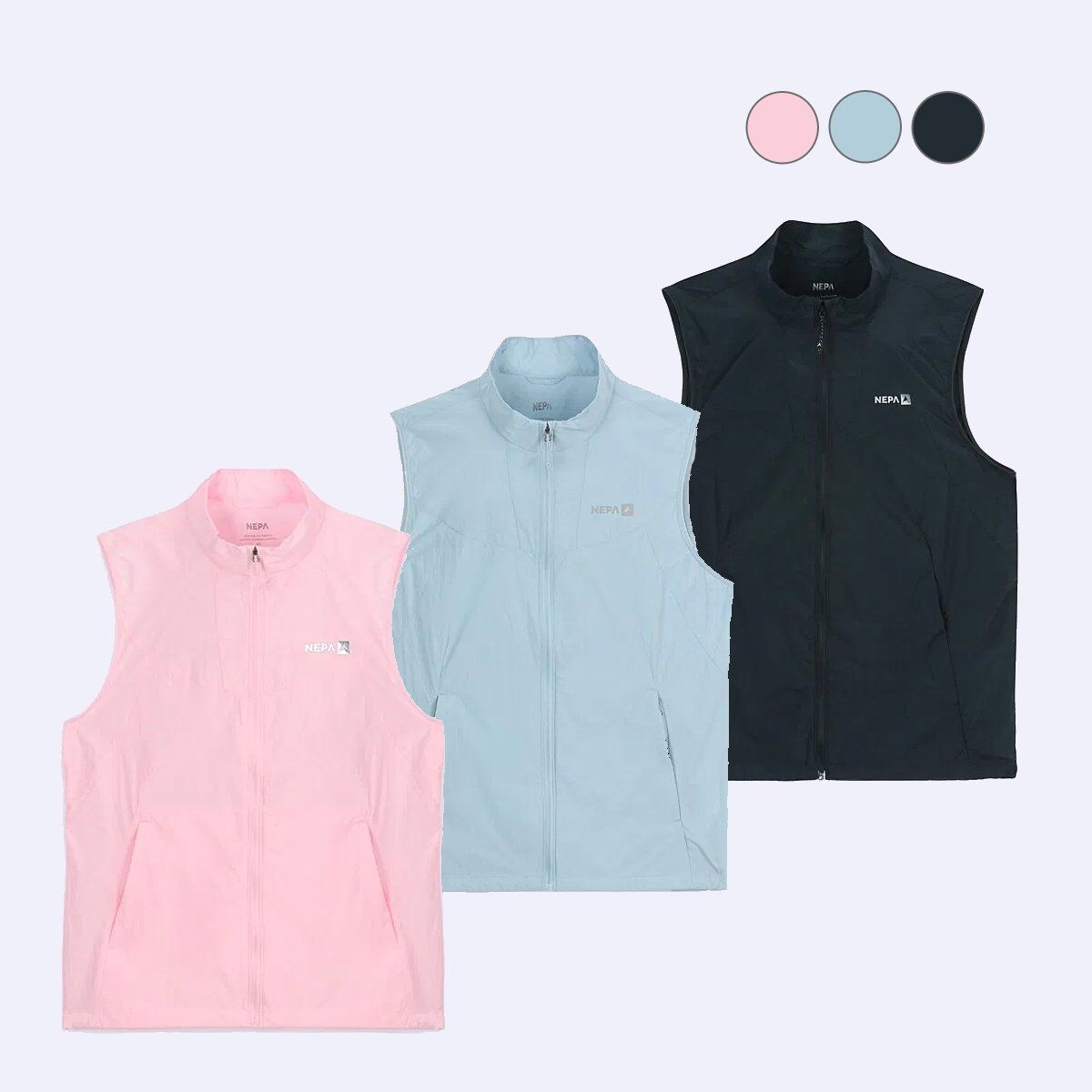 네파 네파 NEPA 정상가:139,0000원 여성용 경량조끼 카마 우븐 베스트 7L41401 27K015 27L930