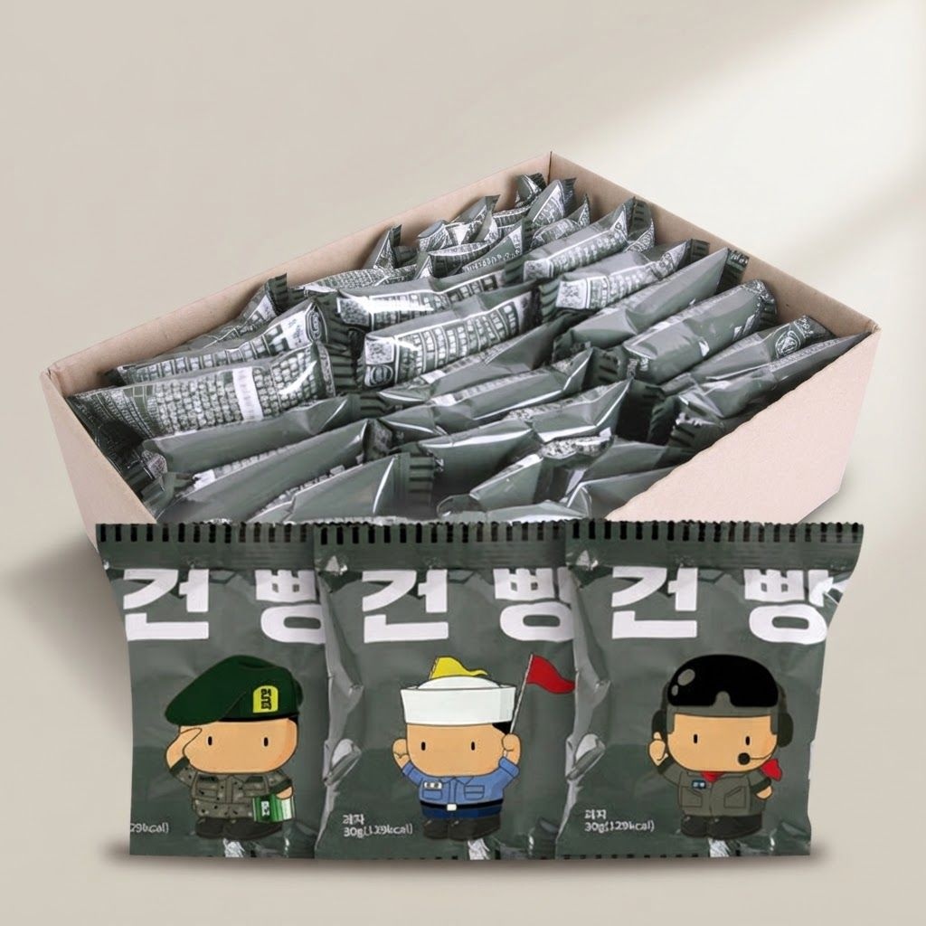 진격의 군대 개별포장 미니건빵 추억의맛 30g 50봉