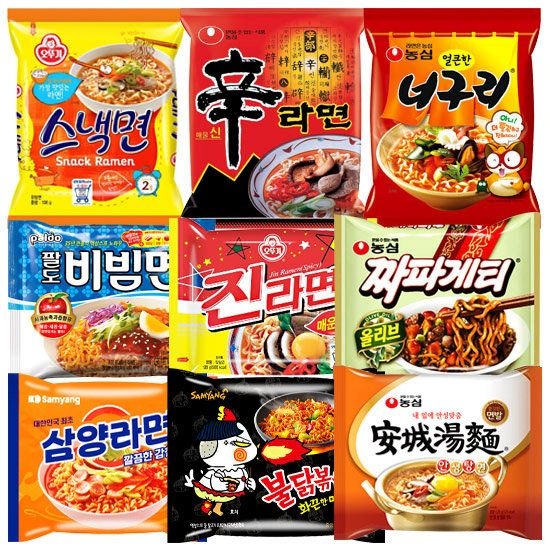 오뚜기/농심/삼양/팔도 봉지라면 50종 골라담기 310055 (01_농심 너구리얼큰한맛x5개)