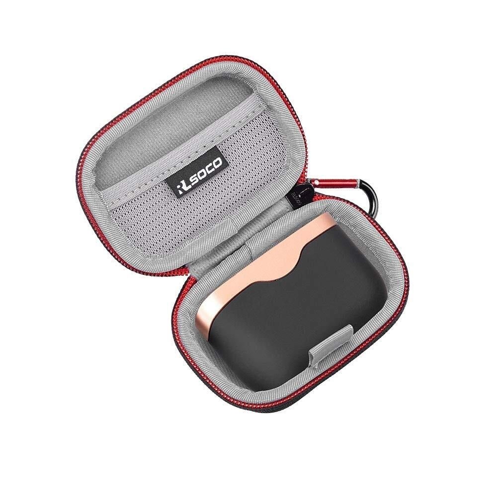 [해외] RLSOCO 소니 WF-1000XM3용 하드 케이스 / WF-SP800N 트루 와이어리스 블루투스 노이즈 캔슬링 인이어 헤드폰 YKK 지퍼 긁힘