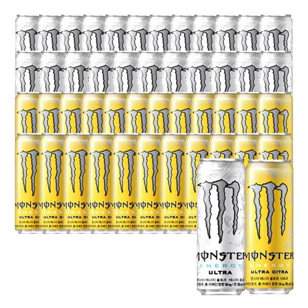 몬스터 에너지 울트라+시트라 355ml 48캔 (각 24캔)