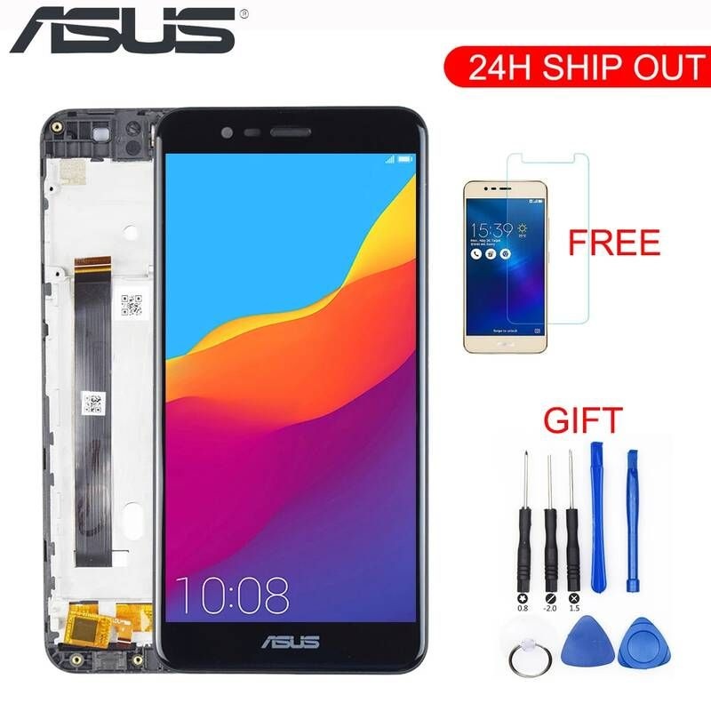 UnKnown [해외] 스마트폰 액정 교체 부품 Asus Zenfone 3 Max ZC520TL 디스플레이 LCD 터치 스크린 디지타이저 어셈블리 X008D 오리지널 5.2